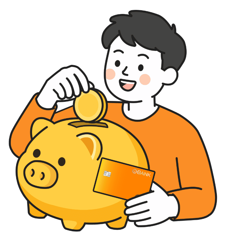 存錢男孩子與金豬